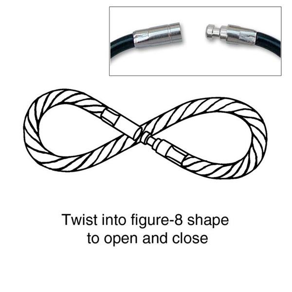 Shop for and Buy Twisty - Twist Lock Flexible Coated Cable Key