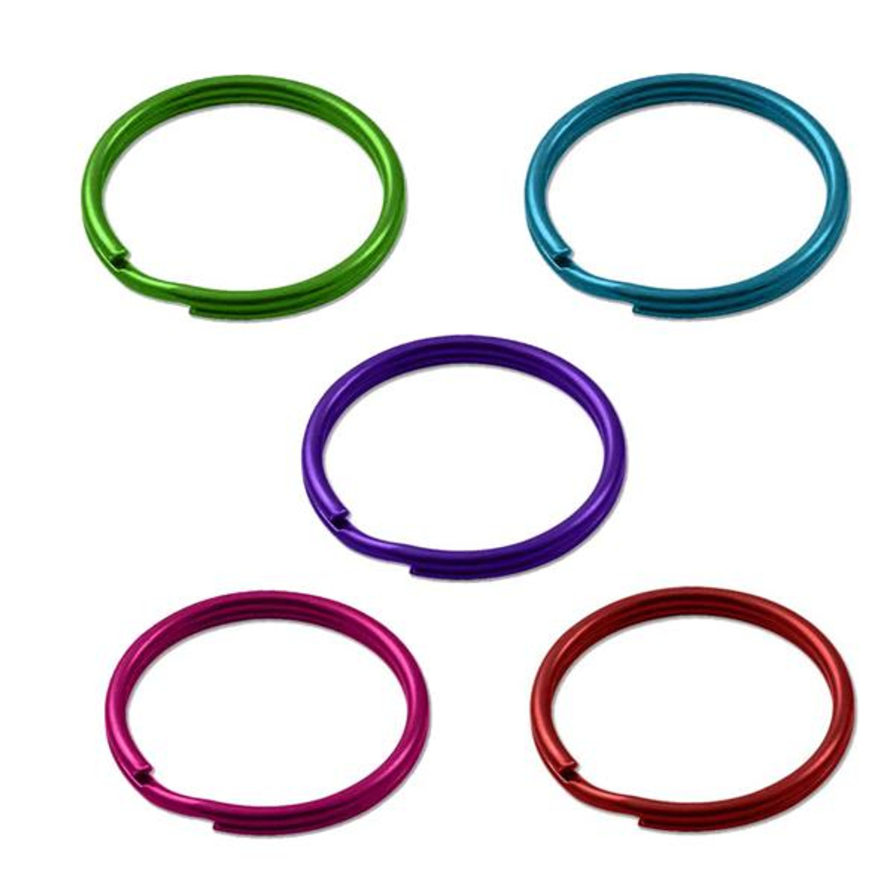 Color Split Key Rings