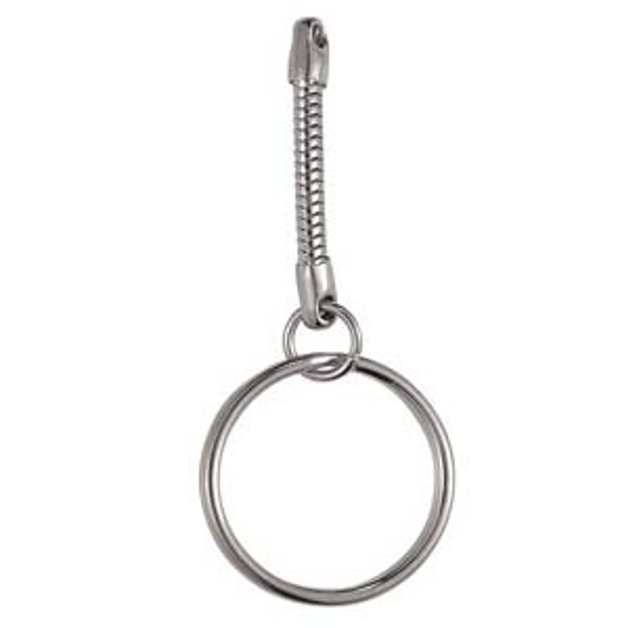 Ball Chain Manufacturing 32mm (1.25) Nickel Plated Steel Split Key Rings