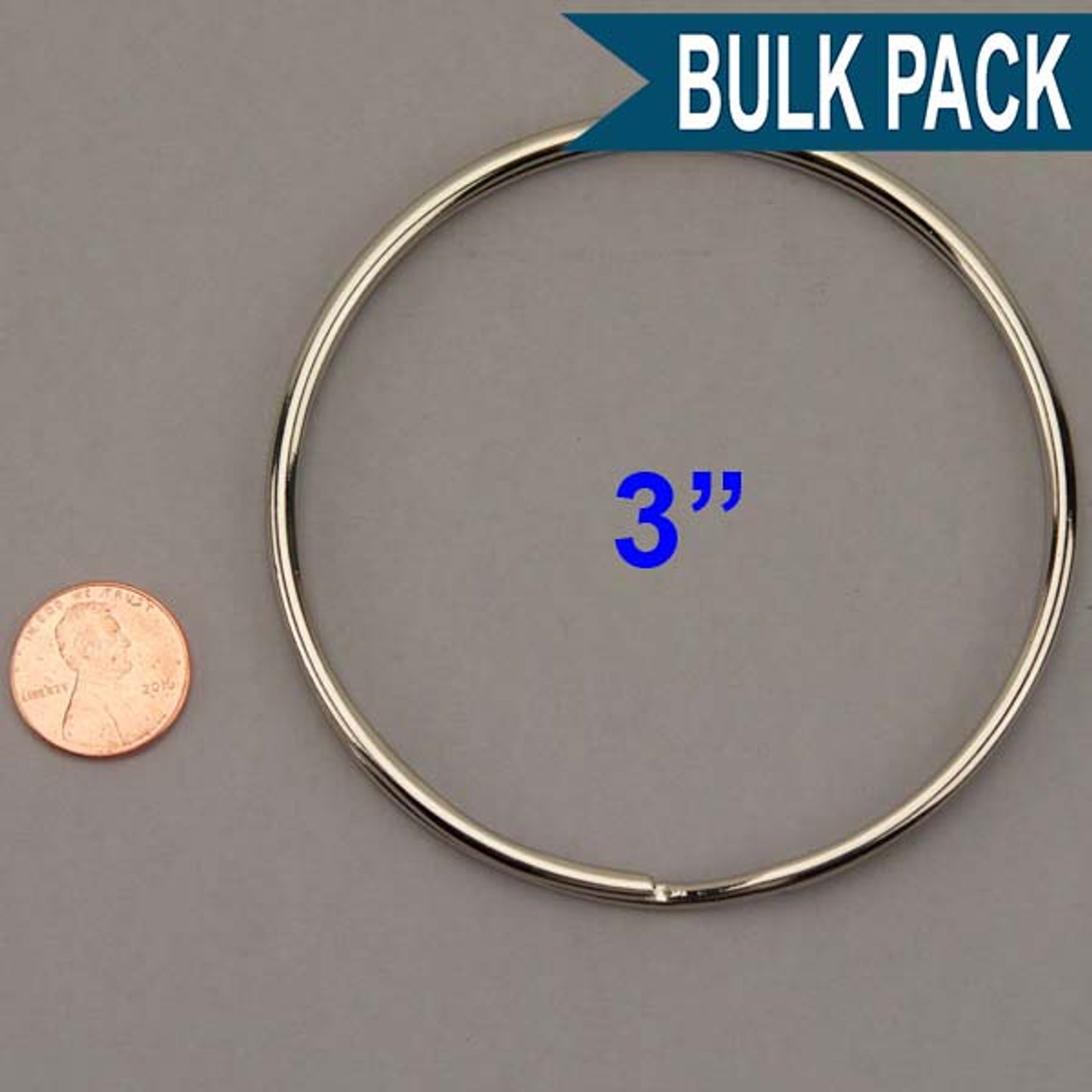 Loose Leaf Binder Rings, 3 inch (75mm) Capacity, 10 Pack, Silver -  Walmart.com