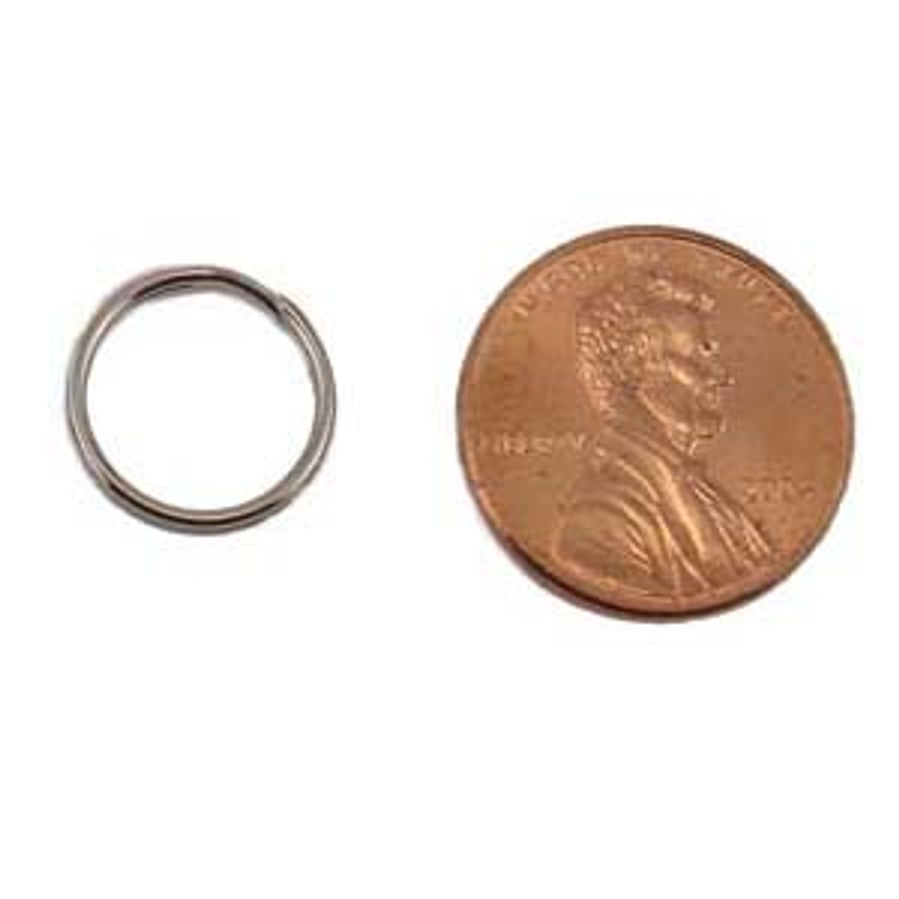 12mm (15/32 Inch) Diameter Small Split Key Ring (USA)