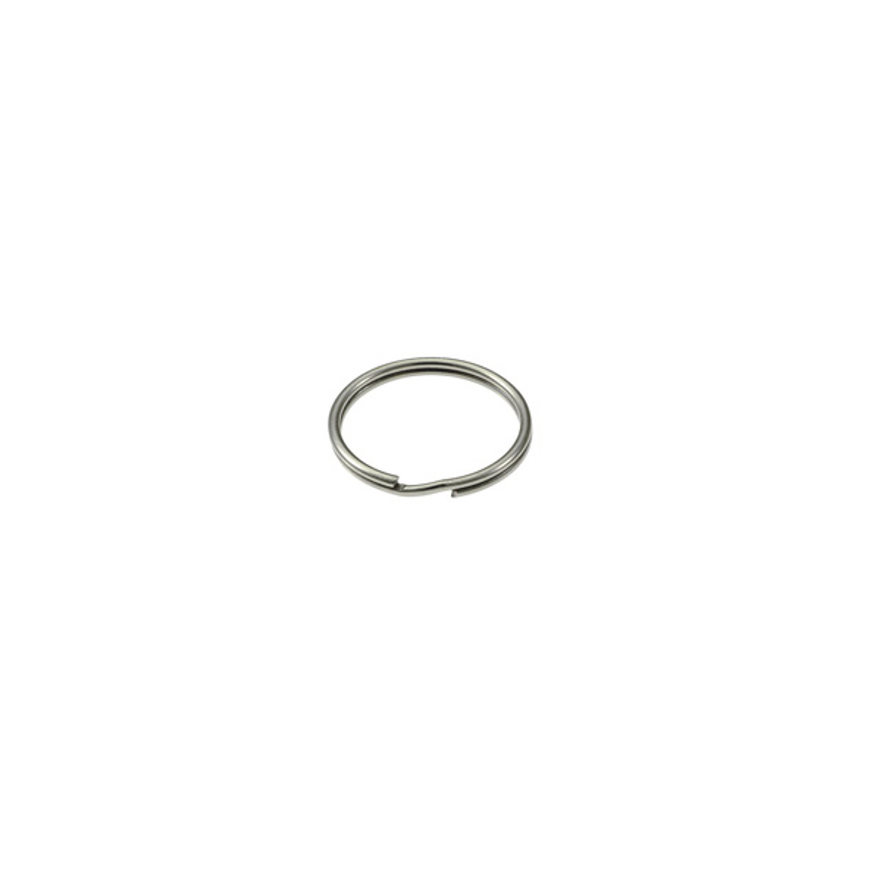 Heavy Duty Split Key Ring Nickel Plated 1-1/4 Inch Diameter (USA)-Bulk Pack  of 100