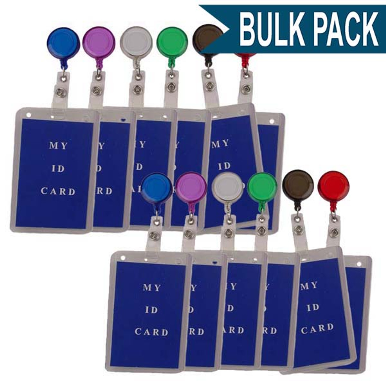 Shop for and Buy Clip-on Plastic Retractable Badge Holder Bulk