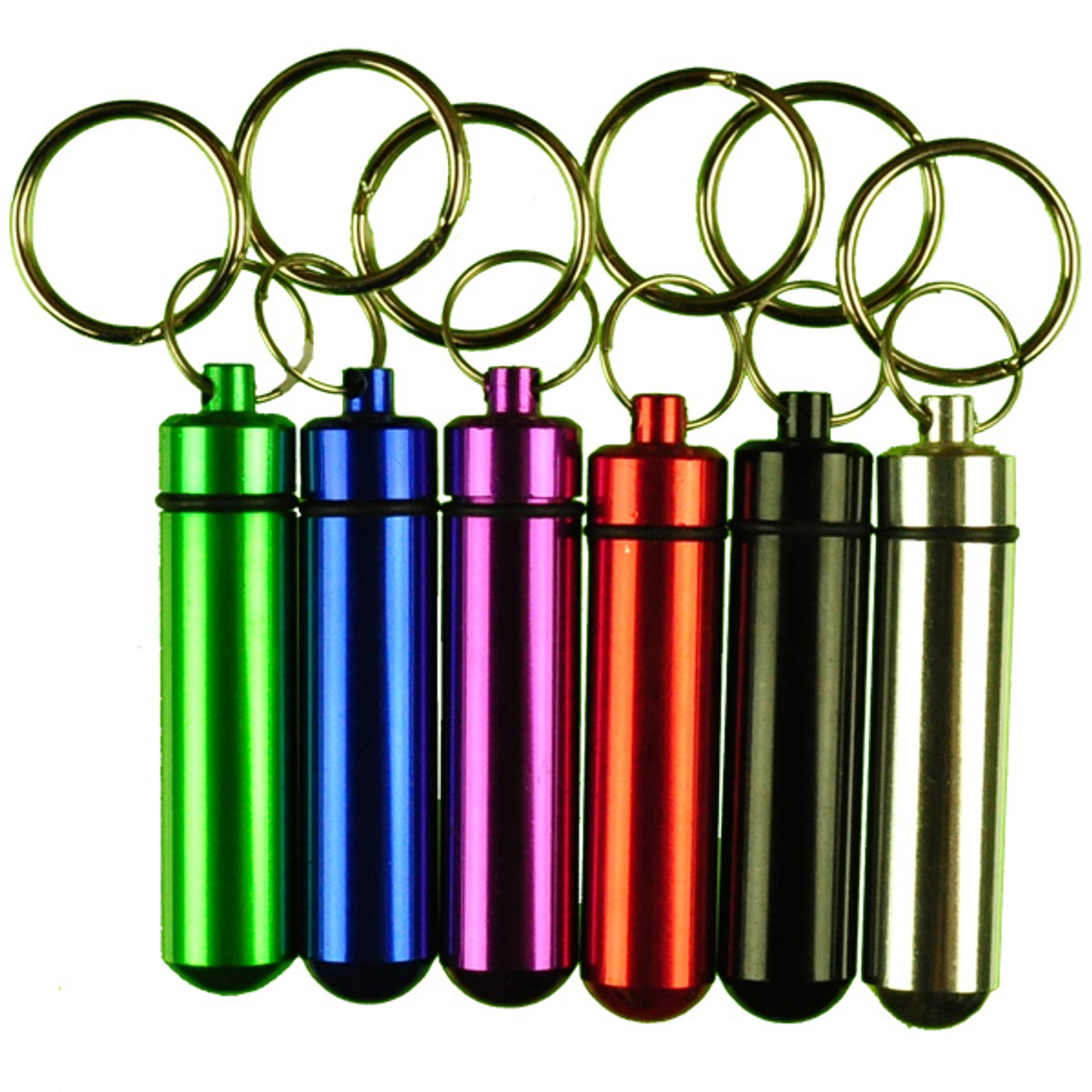 Shop for and Buy Long Pill Holder Keychain at Large