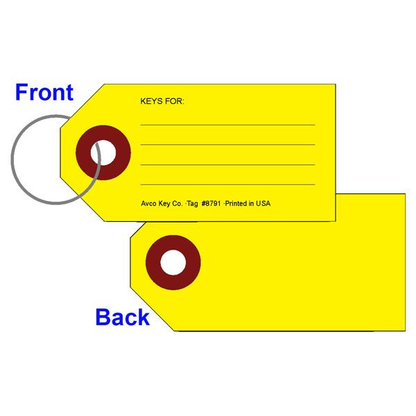 Shop for and Buy All Purpose Identification Tag with Keyring Bulk Box