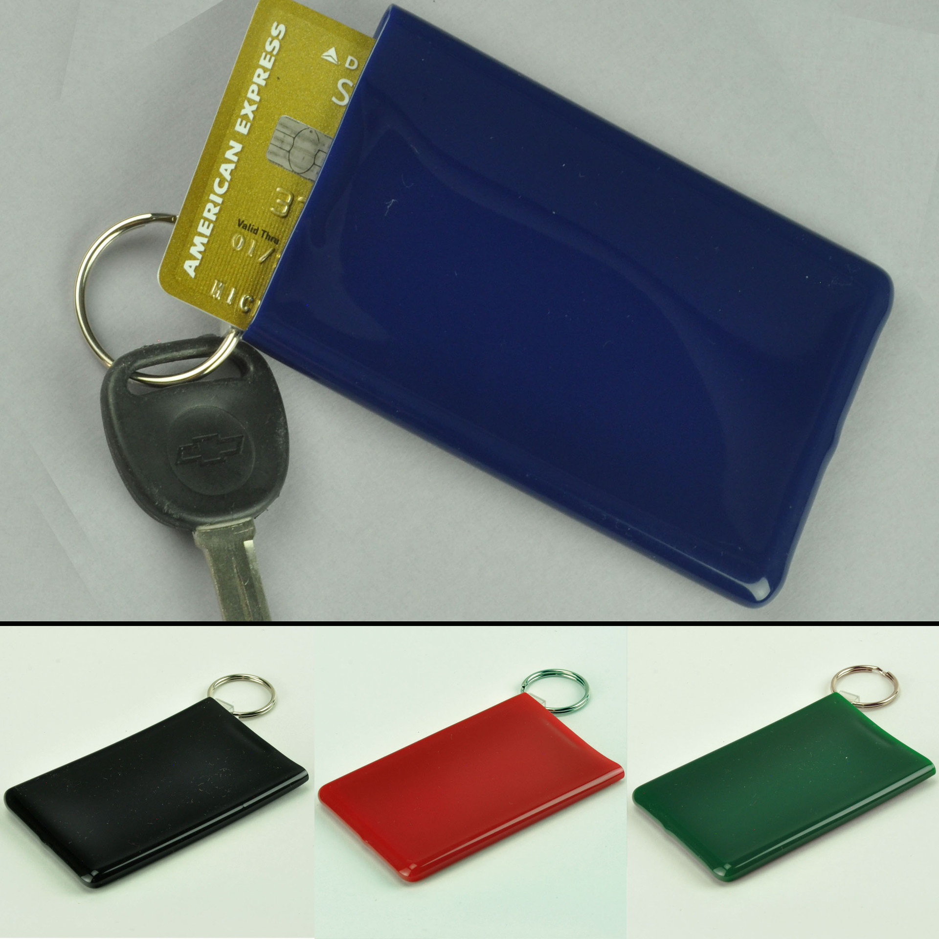 designer card case keychain