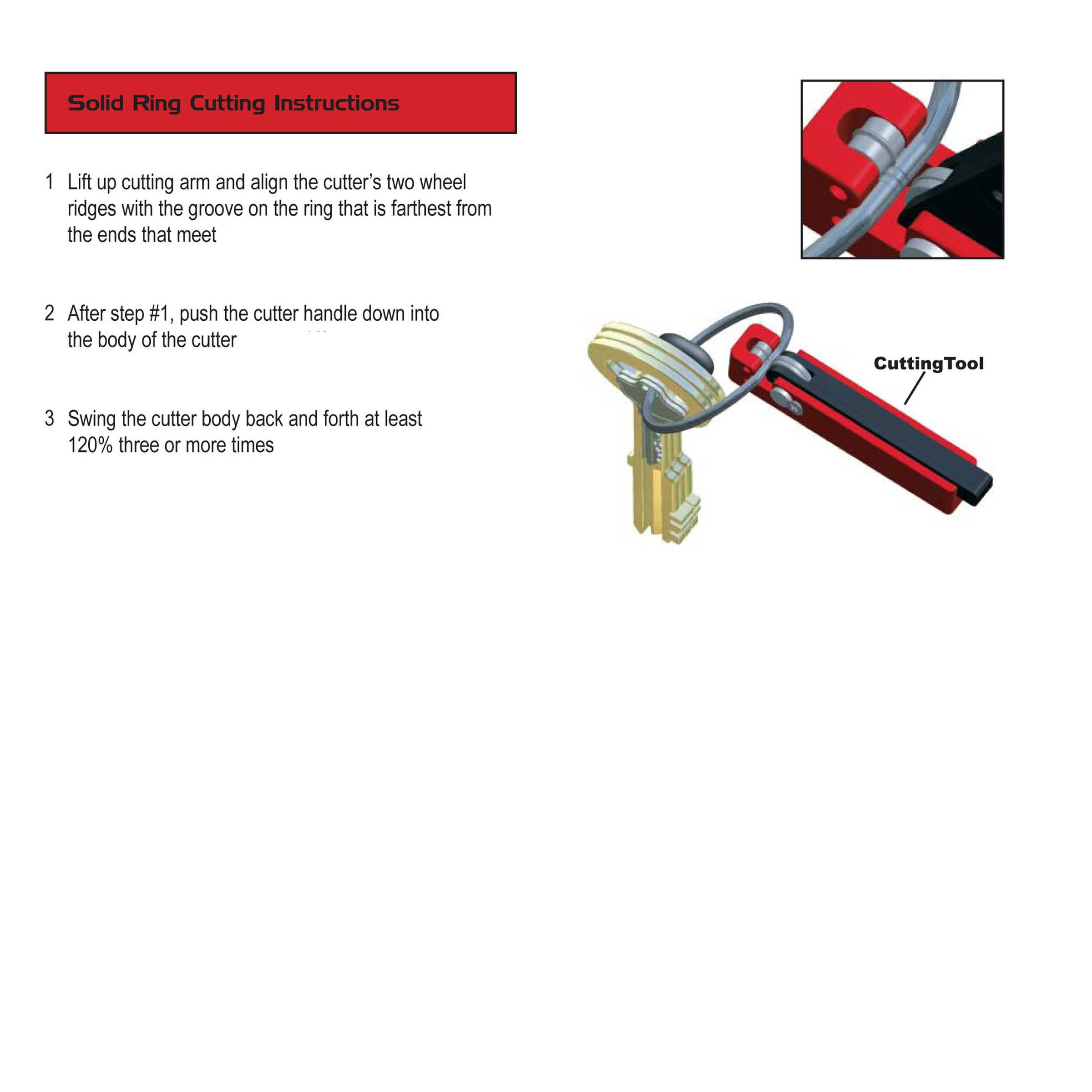 Shop for and Buy Tamper Proof Key Ring Cutting Tool at