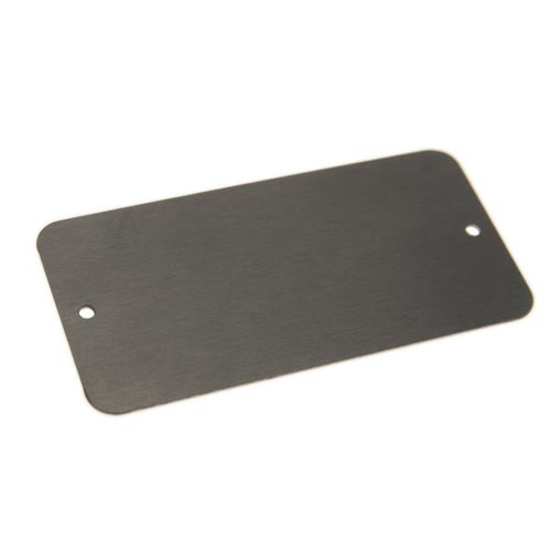 STAINLESS STEEL Tag 1.5 Inch x 3 Inch .030 Inch Thick - NO Holes