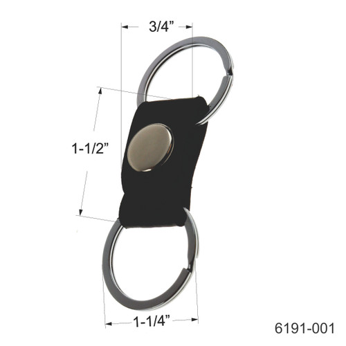 Snappable Key Shop for and Buy Leather Two Part Snap Open Detachable Key Holder at ...
