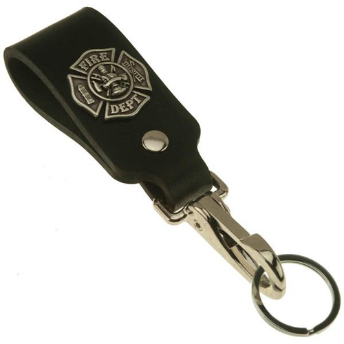 MASSES マシス LEATHER KEY CHAINS Shop for and Buy Fireman Maltese Cross Wide Leather Belt Strap Key
