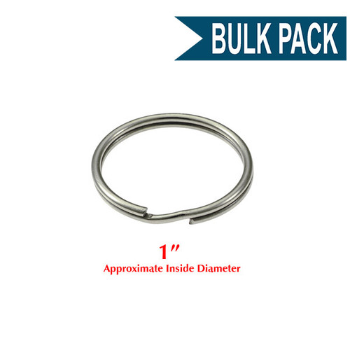 Shop for and Buy Heavy Duty Split Key Ring Nickel Plated 1-3/8