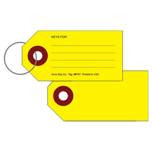 All Purpose Identification Tag with Keyring 50 PACK