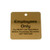 Lacquered Brass Tag 1.75 Inch Square - CUSTOM ENGRAVED - ALL IDENTICAL