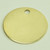 1-1/2 Inch Round Solid Brass Tag Blank .040" Thick US Made