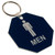 Mens Restroom Octagon Engraved Key Tag