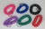 Wrist Coil Key Chain with Keyring - Bulk Pack 24 Assorted