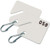 Numbered Slotted Tags for Key Cabinets-20 Pack