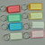 Key Identifier Tag Click Open Keytag with Keyring - Pack of 8
