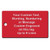 1.75 Inch x 3 Inch Rectangle Plastic Tag CUSTOM ENGRAVED