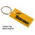 Custom Printed Soft Touch Vinyl Key Ring - Rectangle