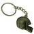 Pewter Football Helmet Keyring with Chain