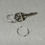 Imported Plain Wire Key Ring 1 Inch-Bulk Pack of 1,000