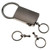 Clip With 3 Removable Rings Silver Deluxe Keychain Rings Off