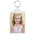Wallet Size Snap-Together Photo Holder Key Chain 2 Inch x 3 Inch Insert