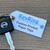Custom Printed Cardstock Tag with Metal Eyelet - In Action