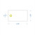 Custom Printed Cardstock Tag with Metal Eyelet - Dimensions