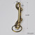 Heavy Duty Double End Snap Clip Key Ring - Solid Brass Measurements