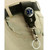 EMT Star of Life Wide Black Leather Belt Strap with chrome hardware Key Holder on belt