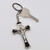Cross Keychain Metal Crucifix with Key