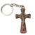 Crucifix Wide Bronze Color Metal