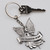 Guardian Angel Key Chain Metal with Key