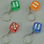 Crystal Dice Key Chain