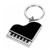 Piano Keychain Black