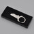 Swanky Key Shape Keychain Nickel Plated in a box