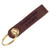 Plain Leather Looped Strap - Chesnut  - PERSONALIZED