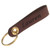 Plain Leather Looped Strap - Chesnut  - PERSONALIZED