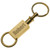 Deluxe Brass Valet Two Part Keychain - PERSONALIZED