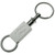 Deluxe Silver Valet Two Part Keychain - PERSONALIZED