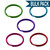 Color Split Key Rings 200 Pack Assorted Colors