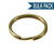 Solid Brass Split Key Ring 3/4 Inch Diameter (USA)-BULK PACK of 100