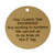 Lacquered Brass Round Tag 2 Inch - CUSTOM ENGRAVED