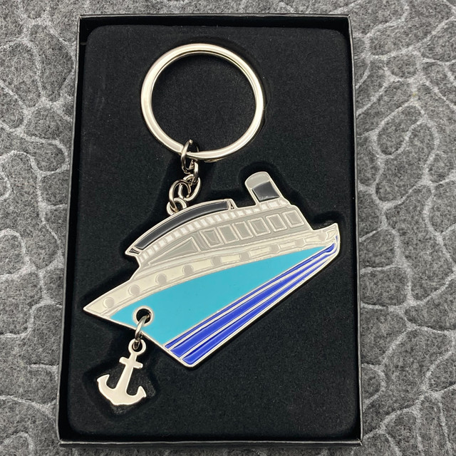 Shop for and Buy Cruise Ship Keychain with Anchor at Large