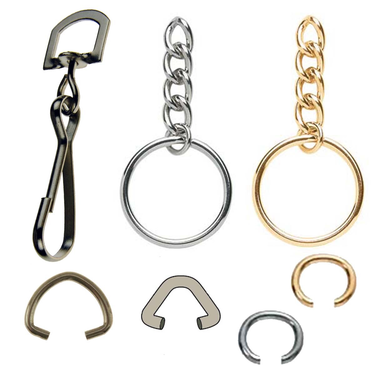 Round Carabiner Metal Spring Key Ring, Plated Spring Snap Hooks Clip,  Spring Keyring Buckle, Metal O Ring for Purses - China Spring O Ring, Snap  Clip Hook