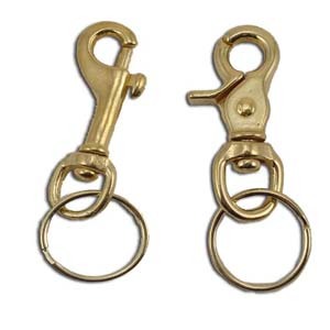 YHYZ Keychain Key Chain Rings Clips Swivel Bulk(60Pcs, Medium), Swivel  Lanyard