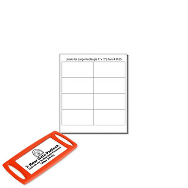 Shop for and Buy CLEAR Cover Labels For 8165 LARGE Rectangle ...