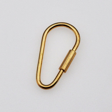 Brass Screw Open Ring 1-5/8 Inch